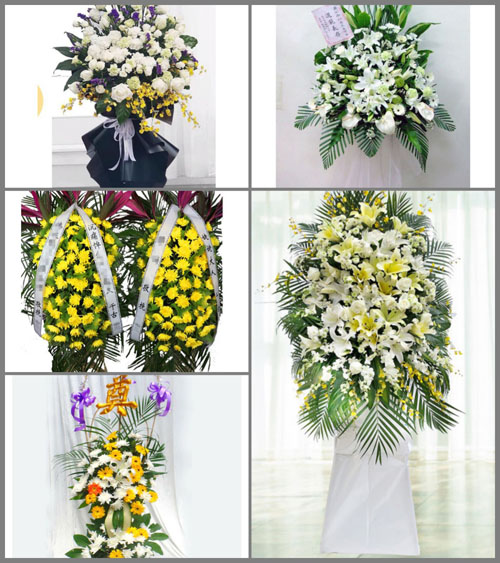 广西崇左凭祥市夏石镇白事花篮预定